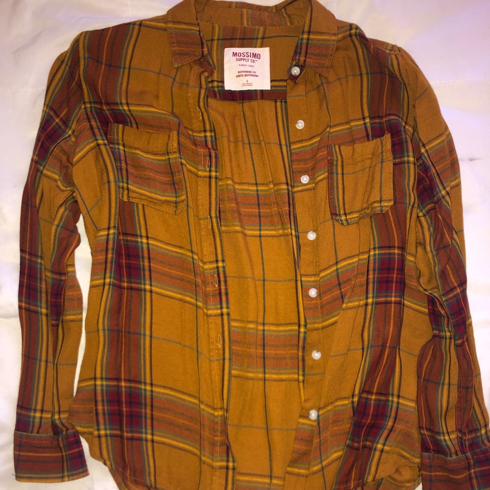 Mustard flannel